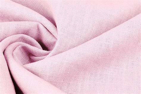 pale pink linen fabric